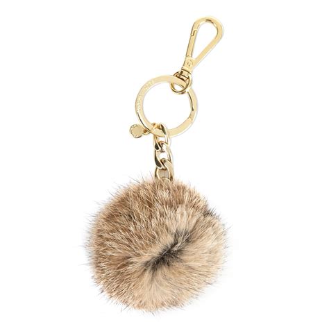 michael kors pom pom key charm|MICHAEL Michael Kors Large Fur Pom Pom Key Charm .